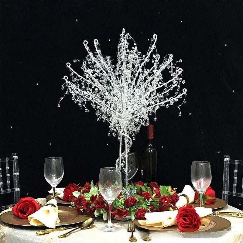 5 PCS  Wedding Table Centerpieces Event Party  Home Hotel Decoration  Crystal luminous props Road Lead