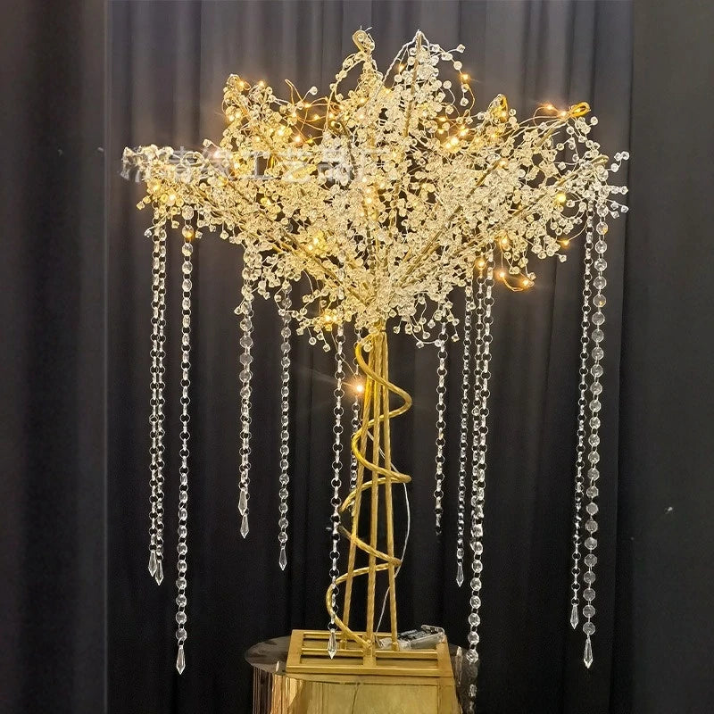 5 PCS  Wedding Table Centerpieces Event Party  Home Hotel Decoration  Crystal luminous props Road Lead