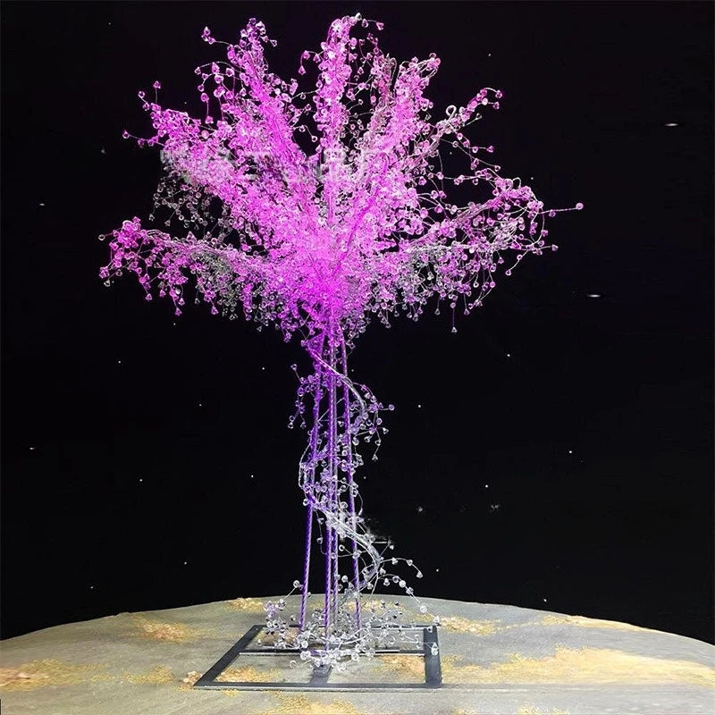 5 PCS  Wedding Table Centerpieces Event Party  Home Hotel Decoration  Crystal luminous props Road Lead