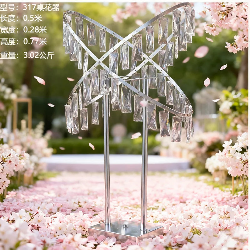 5pcs Flower Stand Wedding Party Supply Store Store Centerpieces Candelabra Birthday Wedding table flower vase