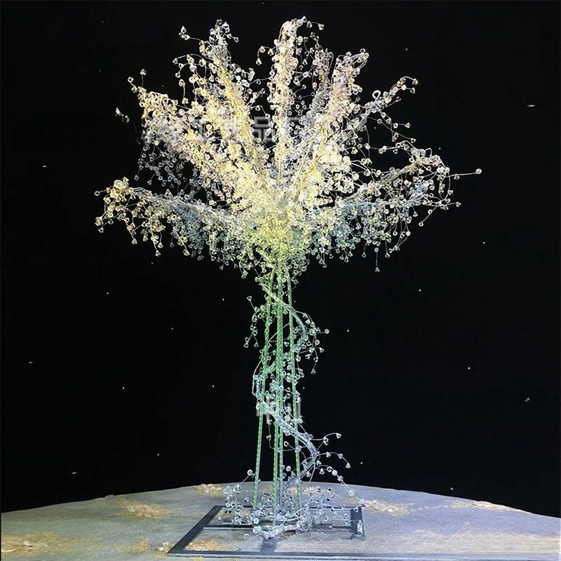 5 PCS  Wedding Table Centerpieces Event Party  Home Hotel Decoration  Crystal luminous props Road Lead