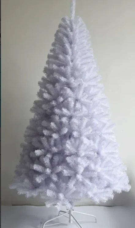 Christmas Tree  PVC Artificial White Indoor and Outdoor Party Decoration with Metal Stand Encryption Xmax Tree 0.9 1.2 1.5 1.8m