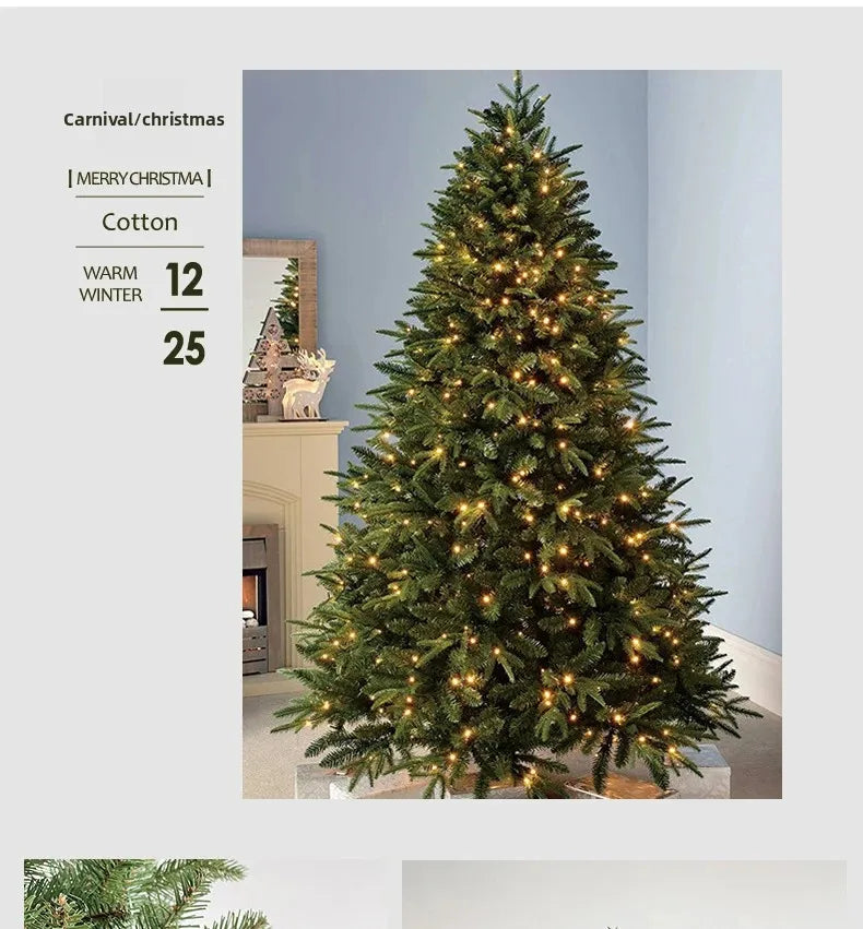 PE high-end mixed Christmas tree decoration encrypted 1.2m 1.8m Christmas tree