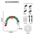 10.17FT Inflatable Toy Arch Snowman Santa With LED Lights Xmas Yard Lawn Garden Party Decor Christmas Home Supplie Ornament Gift