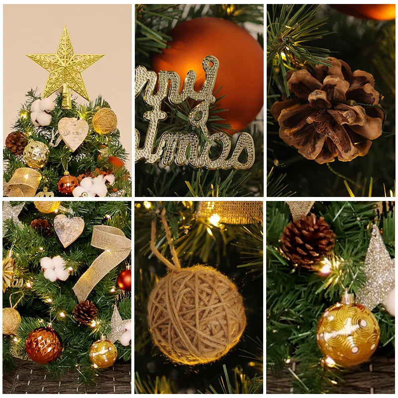 Christmas Decorations Christmas Tree with Lights Package Living Room Large Christmas Tree Ornament Scene Decoration