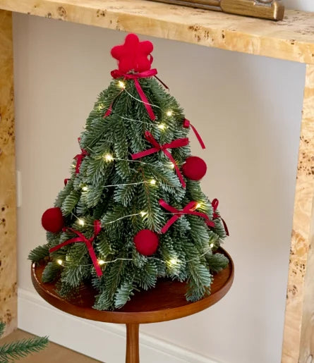 Christmas Atmosphere Decoration Desktop Small Fake Tree Cute Shape Ornaments