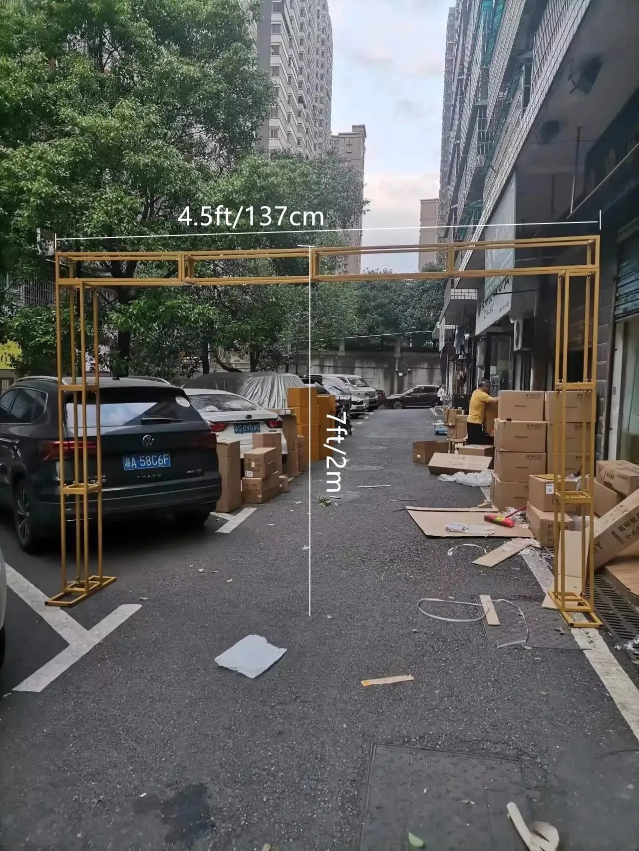 5pcs Flower Stand Wedding Party Supply Store Store Centerpieces Candelabra Birthday Wedding table flower vase