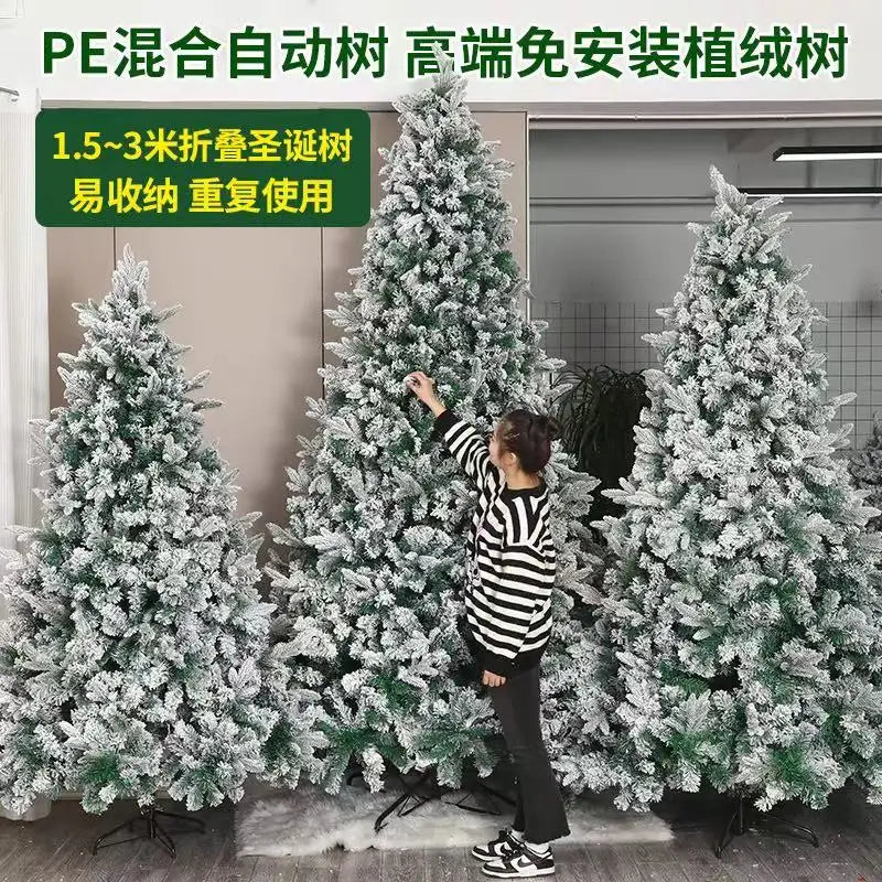 120 150CM Artificial Christmas Tree Decorations Pre Lit PVC Christmas Trees Mini Green Xmas Tree