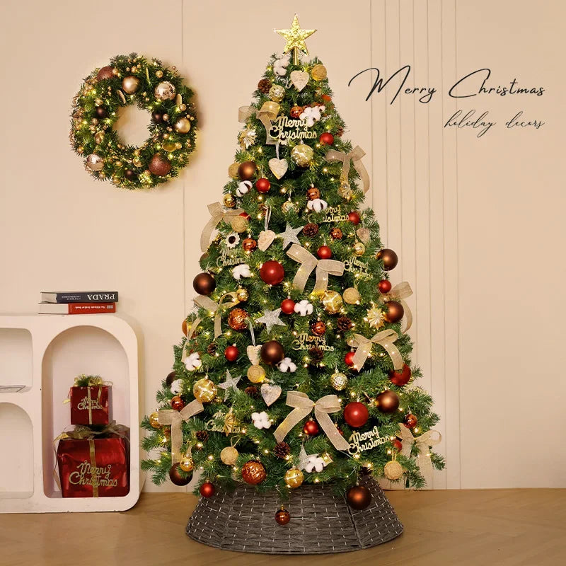 Christmas Decorations Christmas Tree with Lights Package Living Room Large Christmas Tree Ornament Scene Decoration