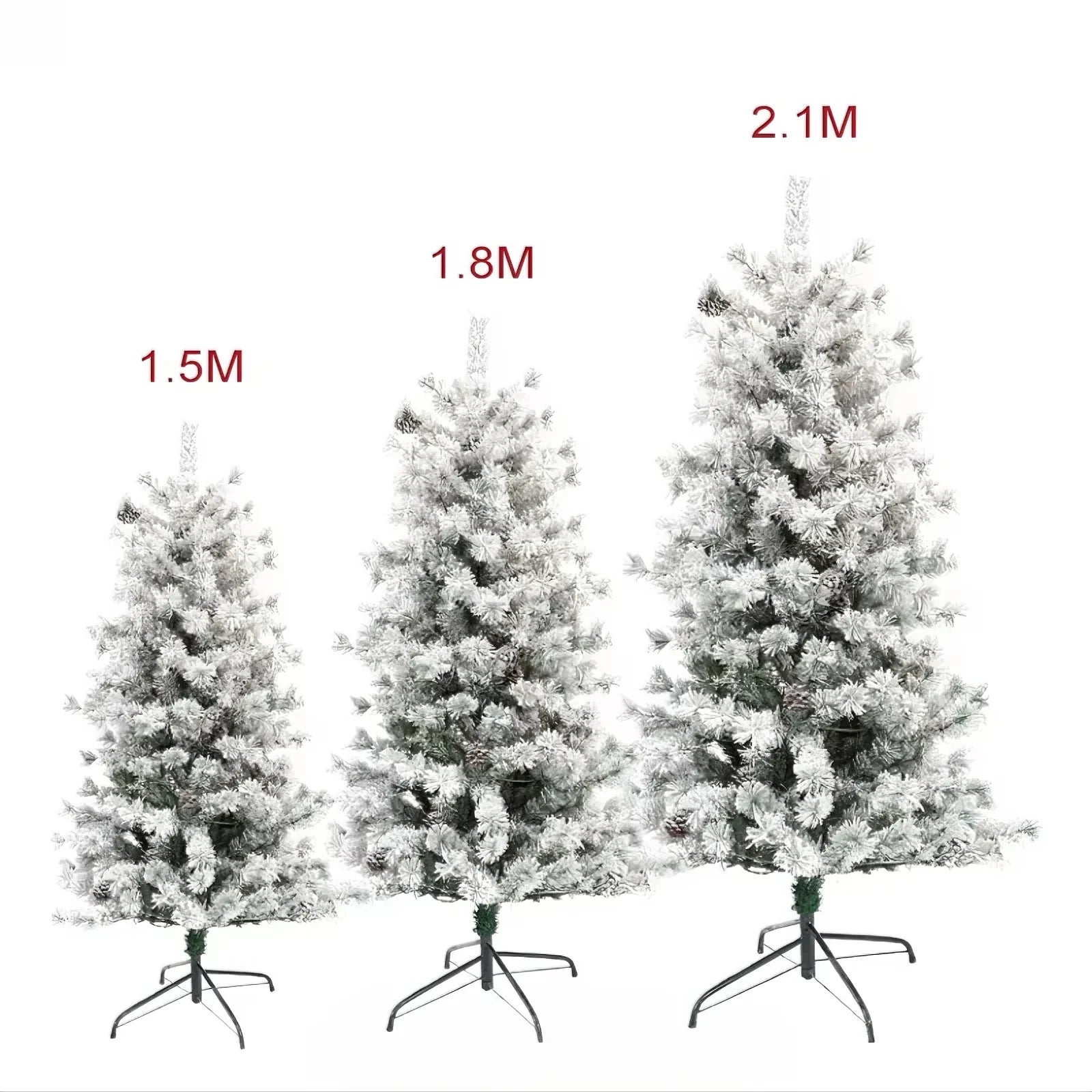 120 150CM Artificial Christmas Tree Decorations Pre Lit PVC Christmas Trees Mini Green Xmas Tree