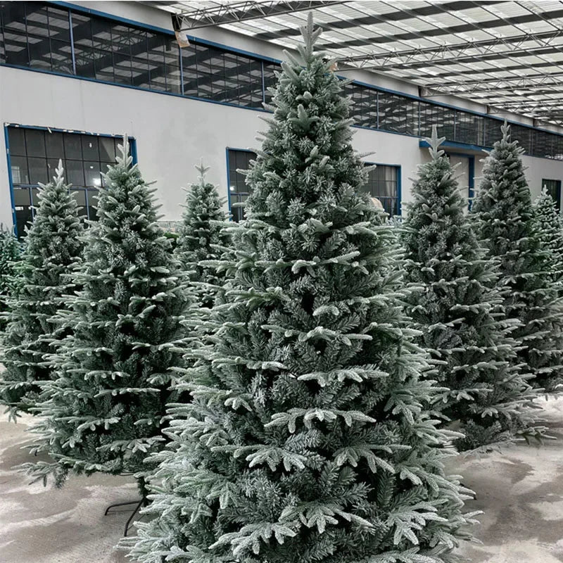 120-180 Encrypted PE&PVC Christmas Tree Snowflake Snow Decorations Large Decorations for Christmas and New Year Home Decorations